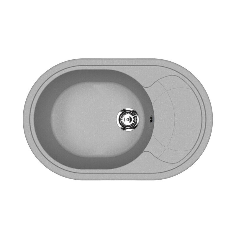 Изображение товара Ulgran U-610 U-610-342: 78 см, графит - односекционная кухонная мойка