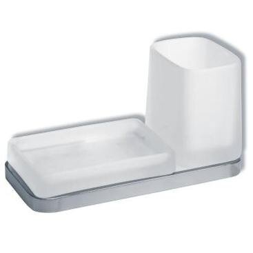 Изображение товара Стакан и мыльница Novaservis Novatorre 4 — современный аксессуар для ванной