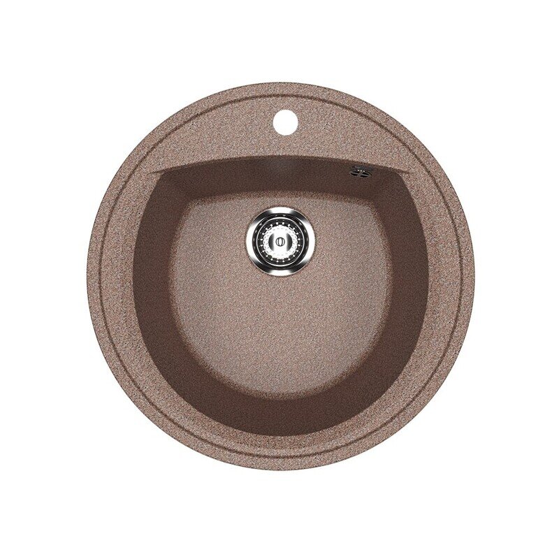 Изображение товара Мойка кухонная Ulgran U-603 52 см из искусственного камня коричневая
