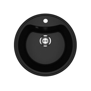 Изображение товара Мойка кухонная Ulgran U-601 U-601-344, 51 см, цвет ультра-черный