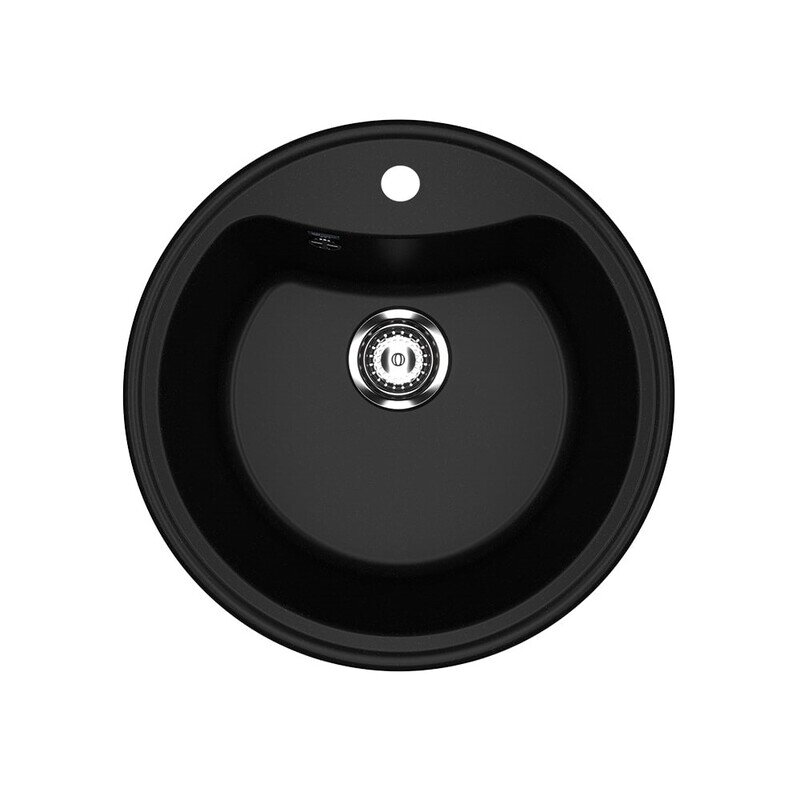 Изображение товара Мойка кухонная Ulgran U-601 U-601-344, 51 см, цвет ультра-черный