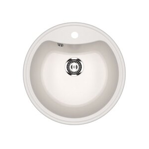 Изображение товара Кухонная мойка Ulgran U-601-331 из искусственного камня, белая, 51 см