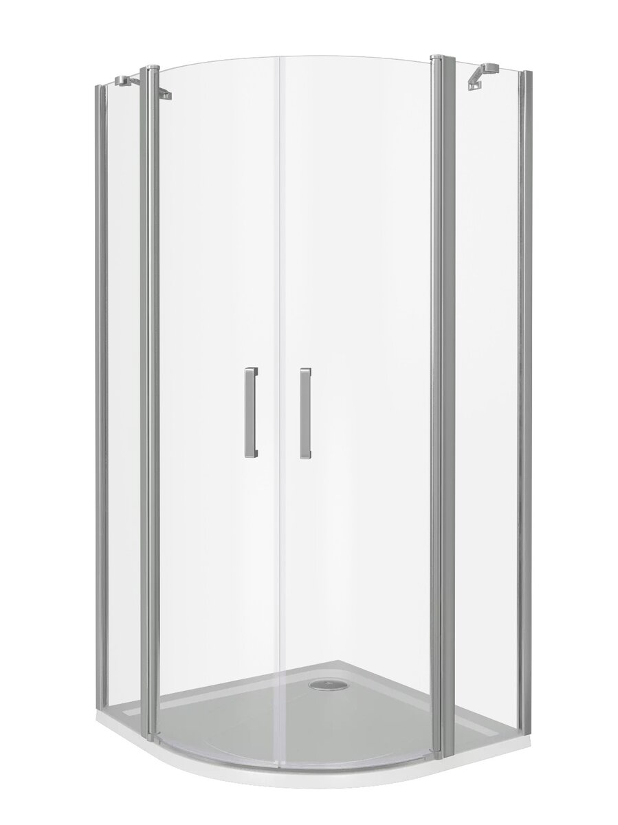 Изображение товара Душевое ограждение Good Door Pandora R-100-C-CH 100x100 хром стекло 6 мм