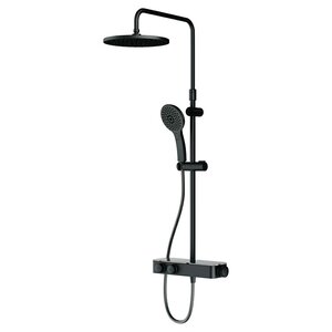 Изображение товара Душевая система Am.Pm Inspire 2.0 F0750A422 с термостатом, ShowerSpot, черный матовый