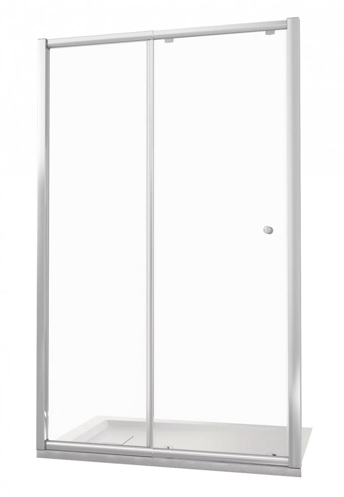 Изображение товара Душевая дверь Good Door Lira WTW-120-C-CH 120x185 см прозрачное стекло хром профиль