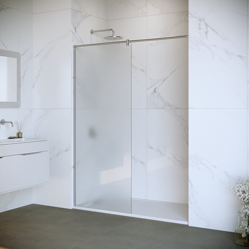 Изображение товара Душевая стенка RGW WA-003 Walk In, 110 см, стекло матовое - сатинат, профиль хром, 351003311-21