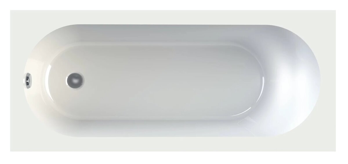 Изображение товара Ванна из искусственного камня Good Door Марбея 170x75 см белая