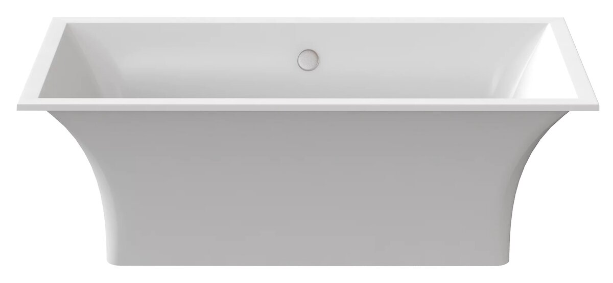 Изображение товара Ванна из искусственного камня Good Door Мадрид 170 x 80 см, пристенная, белый, ВА00006