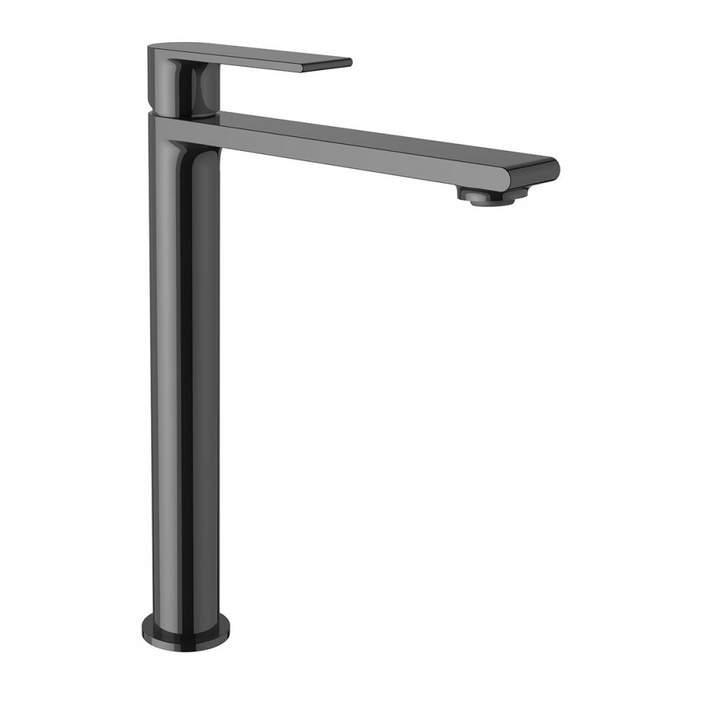 Изображение товара Смеситель Vincea Vogue VBF-1V2GM для раковины, воронёная сталь, gunmetal Изображение товара Смеситель Vincea Vogue VBF-1V2GM для раковины, воронёная сталь, gunmetal
