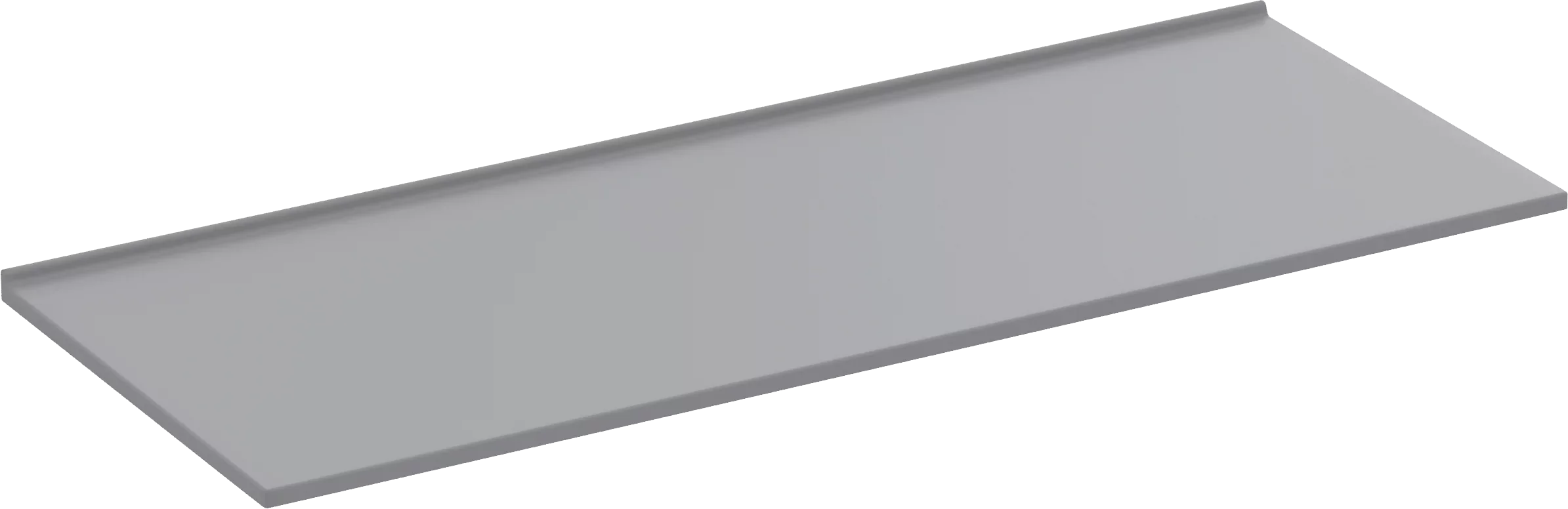 Изображение товара Столешница Good Door 120 см из литьевого мрамора, серый матовый