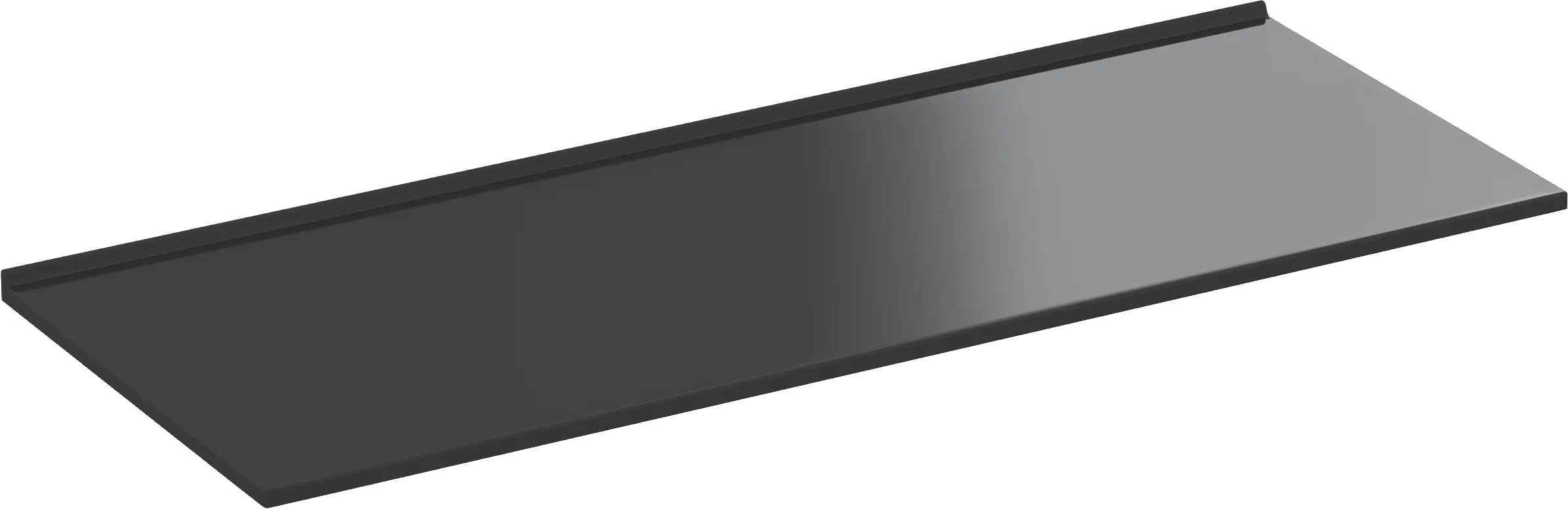 Изображение товара Столешница Good Door 120 см из литьевого мрамора черный глянцевый