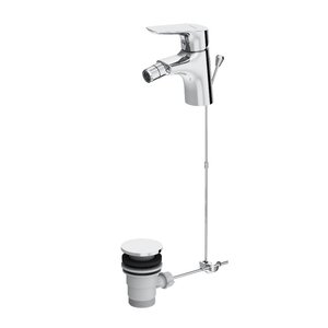 Изображение товара Смеситель для биде Damixa Jupiter 770240000 с донным клапаном, хром