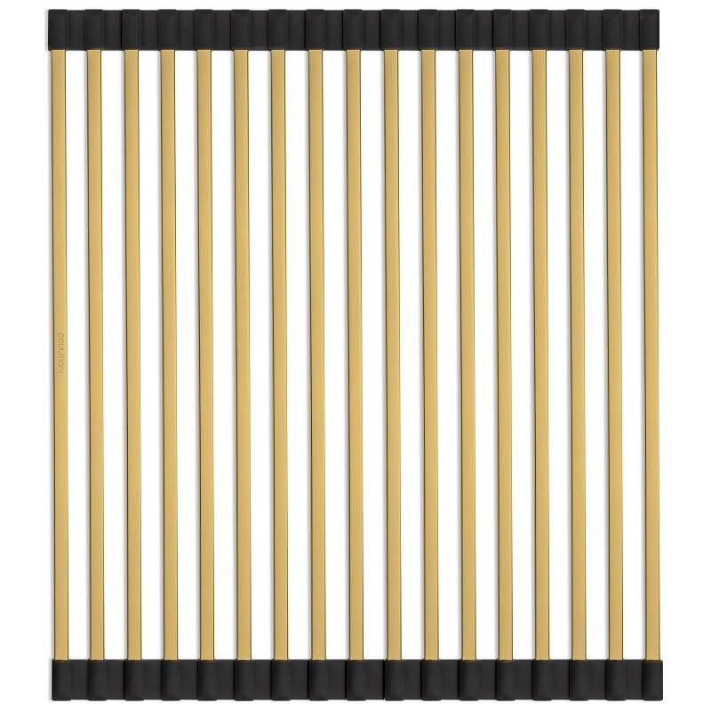 Изображение товара Ролл-мат на мойку Paulmark Step 33x37.5 см брашированное золото