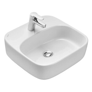 Изображение товара Раковина Santek Одри, накладная, белая, 42 х 42 см