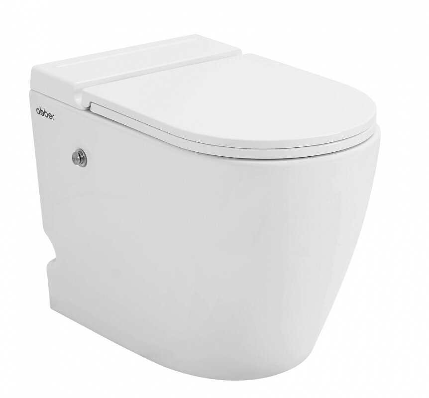 Изображение товара Приставной унитаз Abber Bequem AC1115P с импульсным смывом и микролифтом