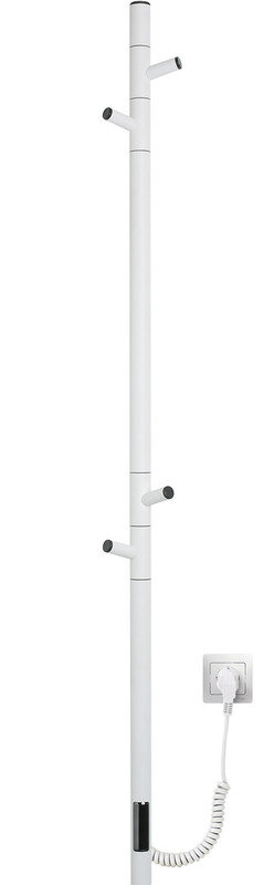 Изображение товара Электрический полотенцесушитель Vincea VTD-1DWE, белый, 140 см, таймер