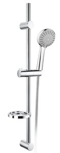 Изображение товара Душевой гарнитур Esko, лейка 5 режимов, с мыльницей, цвет хром, SCS855