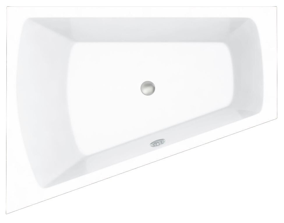 Изображение товара Ванна акриловая C-bath Diana 170x130/70 см белая угловая встраиваемая без гидромассажа