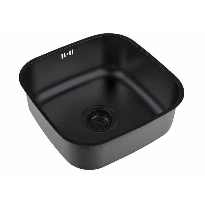 Изображение товара Мойка кухонная Zorg PVD GRAFIT, 42 см, графит, SZR 4040 GRAFIT Изображение товара Мойка кухонная Zorg PVD GRAFIT, 42 см, графит, SZR 4040 GRAFIT