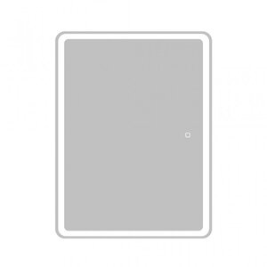 Изображение товара Зеркальный шкаф BelBagno Marino 50 х 80 см, с LED-подсветкой и сенсорным выключателем, Bianco Lucido белый глянец, SPC-MAR-500/800-1A-LED-TCH