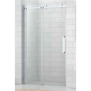 Изображение товара Душевая дверь Cezares Stylus-M, 160 см, стекло прозрачное, профиль хром, STYLUS-O-M-BF-1-160-C-Cr