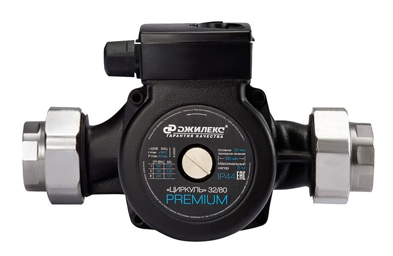 Изображение товара Насос циркуляционный Джилекс Циркуль 32/80 Premium для отопления