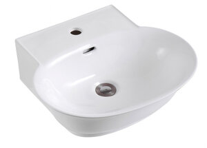 Изображение товара Раковина Aquatek Классик AQ5040-00 40.5 x 50.5 см, подвесная, с переливом, белый