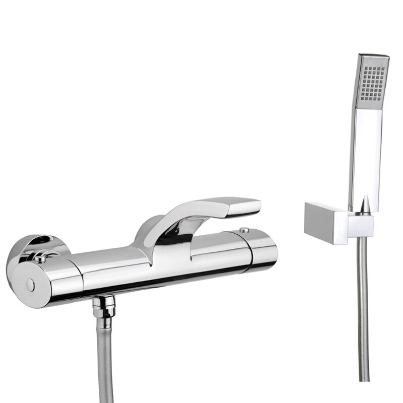 Изображение товара Смеситель для ванны Webert Wolo WO980201 термостатический хром, монтаж 2 отверстия