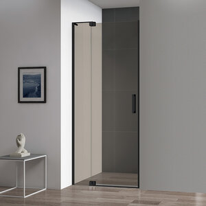 Изображение товара Душевая дверь Cezares Slider, 70-80 см, стекло тонированное бронза, профиль черный матовый, SLIDER-B-1-70/80-BR-NERO