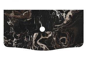 Изображение товара Столешница Belux Анжело 1100 - М, мрамор черный матовый, 4810924271594