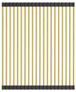 Изображение товара Ролл-мат на мойку Zorg Master ZM 01 BRONZEBronze, 33 х 41 см, бронза