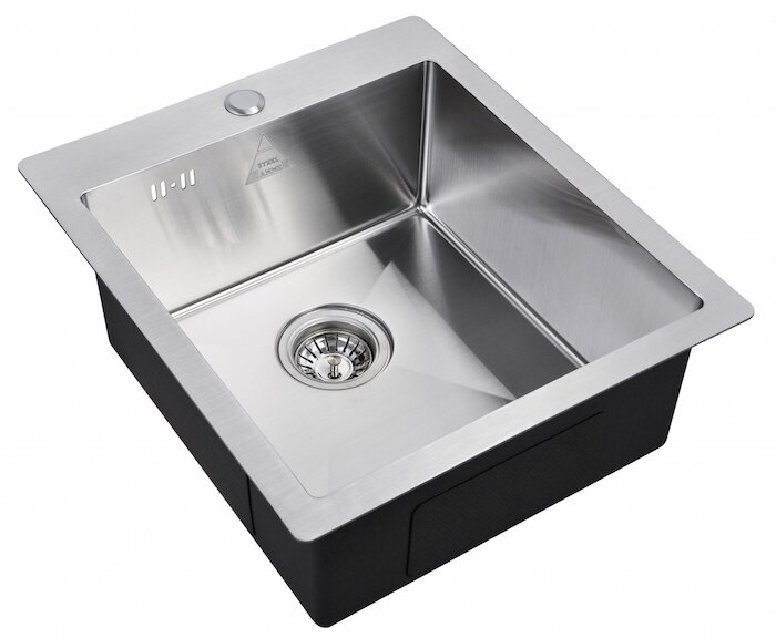 Изображение товара Мойка кухонная Zorg Steel Hammer SH 4551 из нержавеющей стали