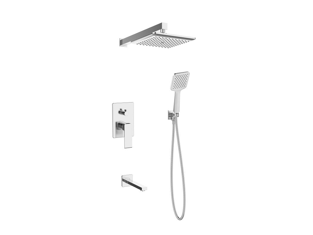 Изображение товара Душевая система Esko Squared Chrome, цвет хром, 7in1 SQ