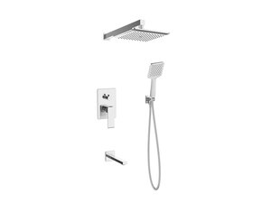 Изображение товара Душевая система Esko Squared Chrome, цвет хром, 7in1 SQ