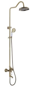 Изображение товара Душевая система Esko, с изливом, цвет бронза, ST300 Bronze