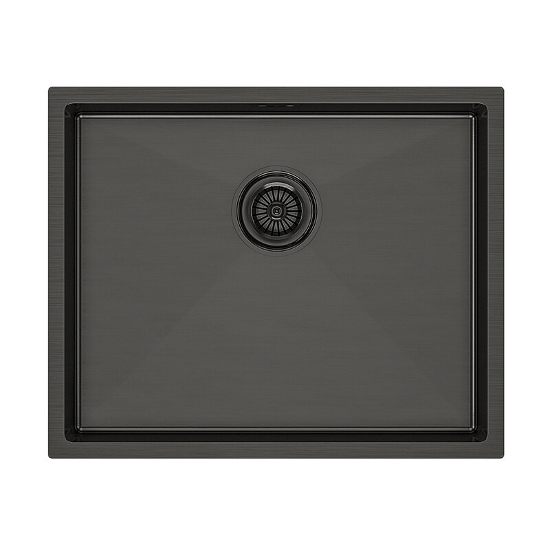 Изображение товара Кухонная мойка Paulmark Next-540 PM215444-GM из нержавеющей стали 54 см