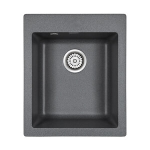 Изображение товара Кухонная мойка Paulmark Kante PM104249-DG искусственный гранит 41.5 см