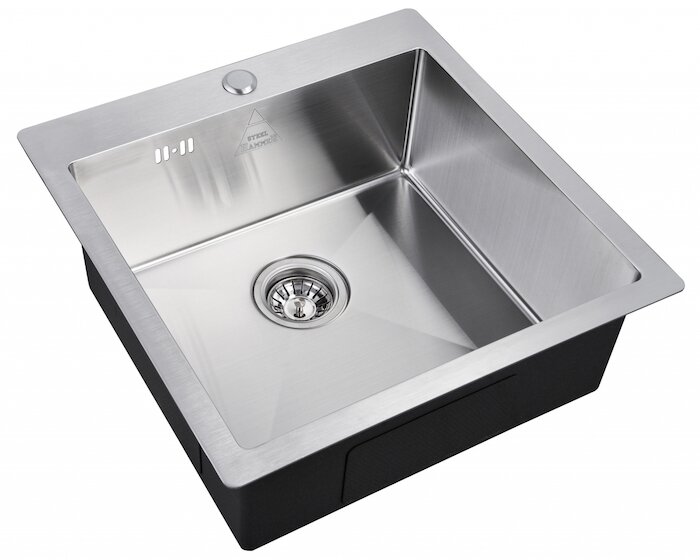 Изображение товара Кухонная мойка Zorg Steel Hammer 51 см нержавеющая сталь SH 5151