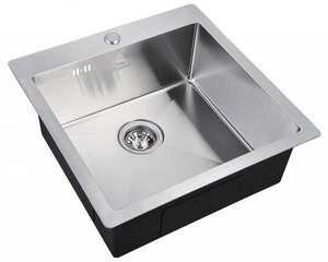Изображение товара Мойка кухонная Zorg Steel Hammer, 51 см, нержавеющая сталь, SH 5151