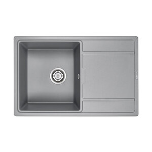 Изображение товара Кухонная мойка Paulmark Flugen PM217850-GRM 78 см искусственный гранит серый металлик