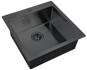 Изображение товара Кухонная мойка Zorg Steel Hammer 51 см графит нержавеющая сталь SUS 201