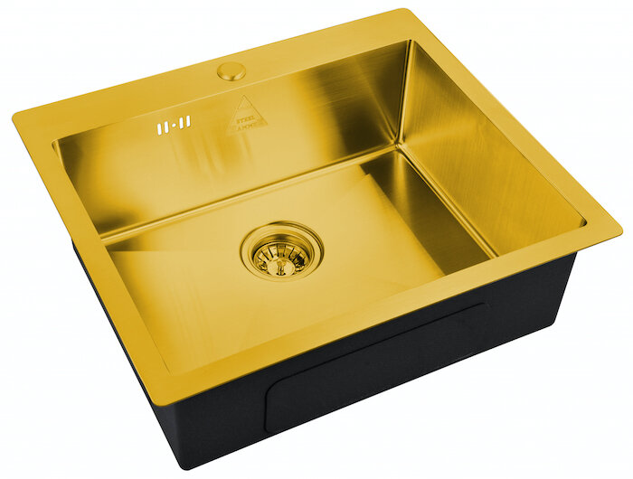 Изображение товара Кухонная мойка Zorg Steel Hammer SH 5951 BRONZE 59 см из нержавеющей стали