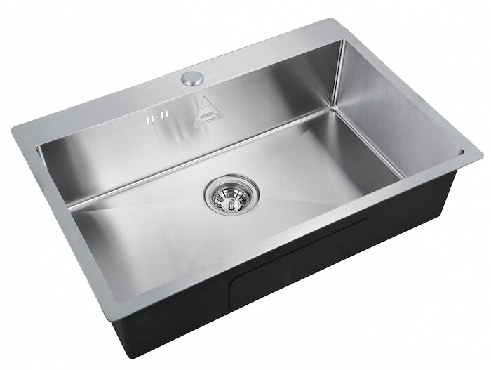Изображение товара Кухонная мойка Zorg Steel Hammer SH 7551 75 см из нержавеющей стали