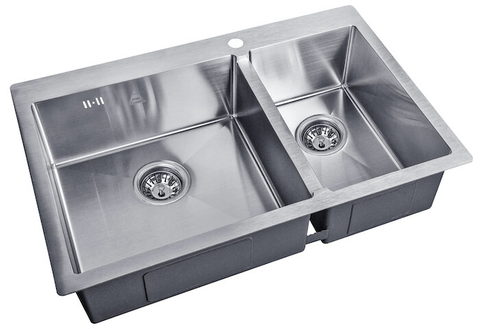 Изображение товара Mойка Zorg SH 78-2-51-L: 78 см, слева чашa 20 см, SUS 201
