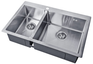 Изображение товара Кухонная мойка Zorg Steel Hammer SH 78-2-51-R из нержавеющей стали