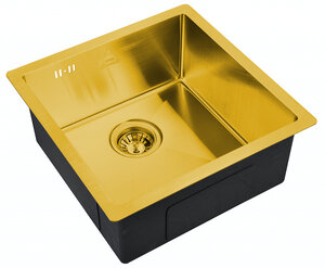 Изображение товара Мойка кухонная Zorg Steel Hammer, 44 см, бронза, SH 4444 BRONZE