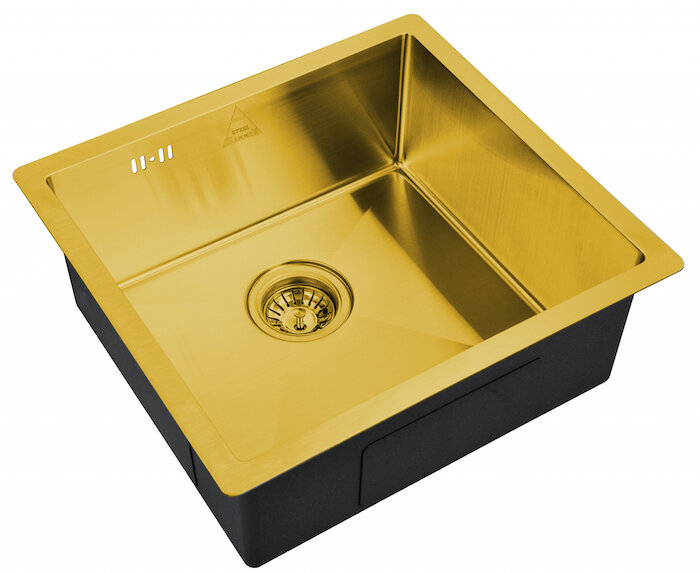 Изображение товара Мойка кухонная Zorg Steel Hammer, 48 см, бронза, SH 4844 BRONZE