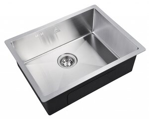 Изображение товара Мойка кухонная Zorg Steel Hammer, 58 см, нержавеющая сталь, SH 5844