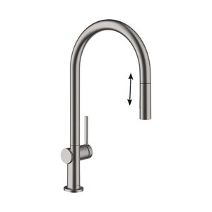Изображение товара Смеситель для кухонной мойки Hansgrohe Talis 72801340 с вытяжным душем