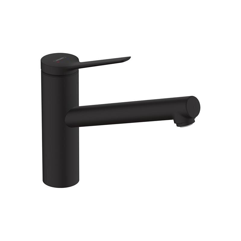 Изображение товара Смеситель для кухонной мойки Hansgrohe Zesis 74806670 с вытяжным изливом черный матовый